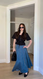 Pinterest inspire denim skirt