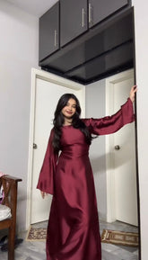 Mahjabeen Silk Dress