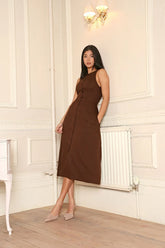 Farmwife Dress Choco