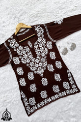 Tina Chikankari Modal Kurti