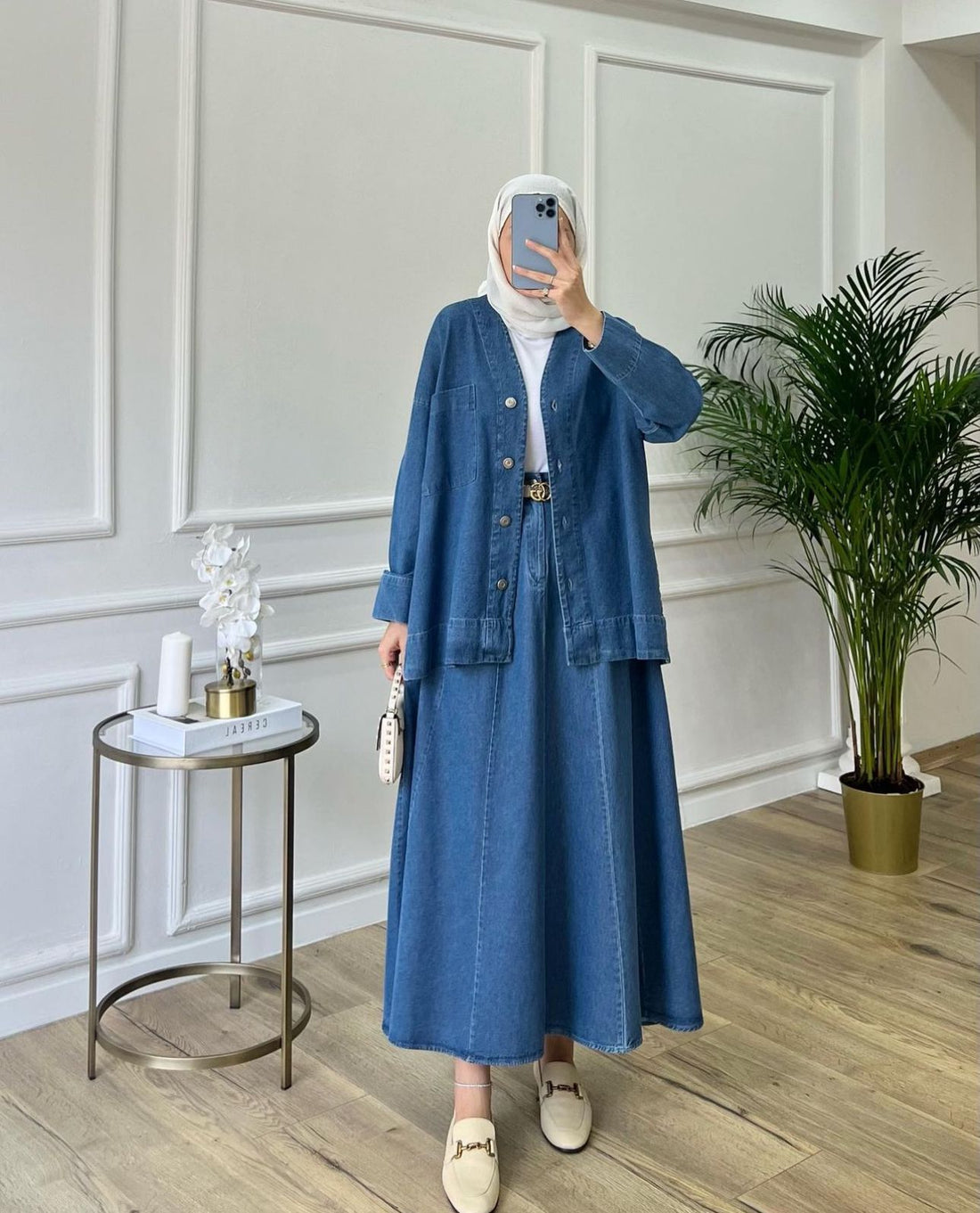 Denim MIdi