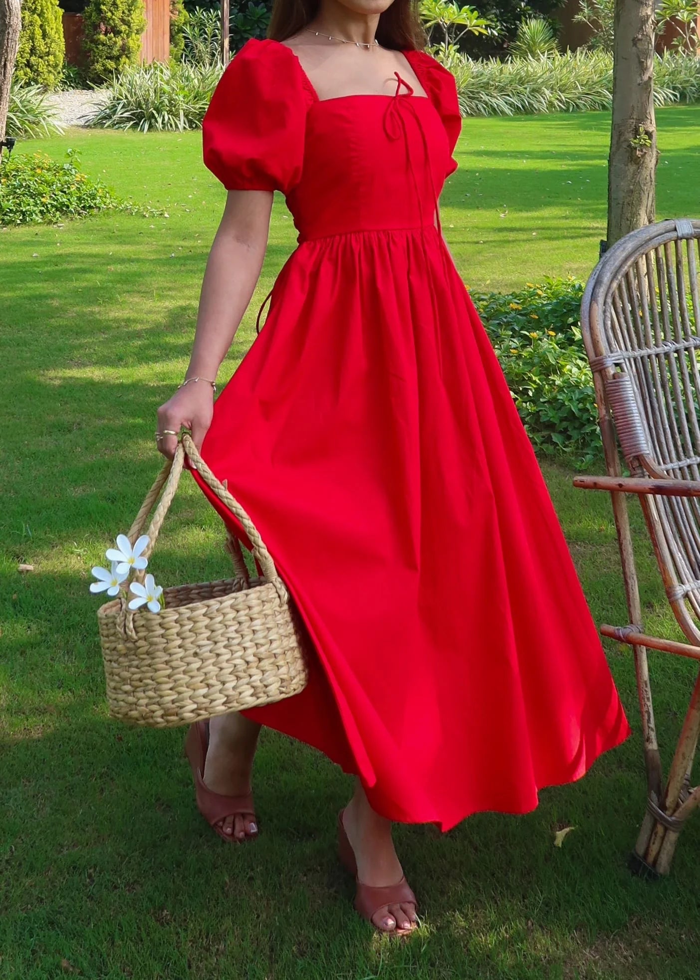 Nova Tie Up Dress