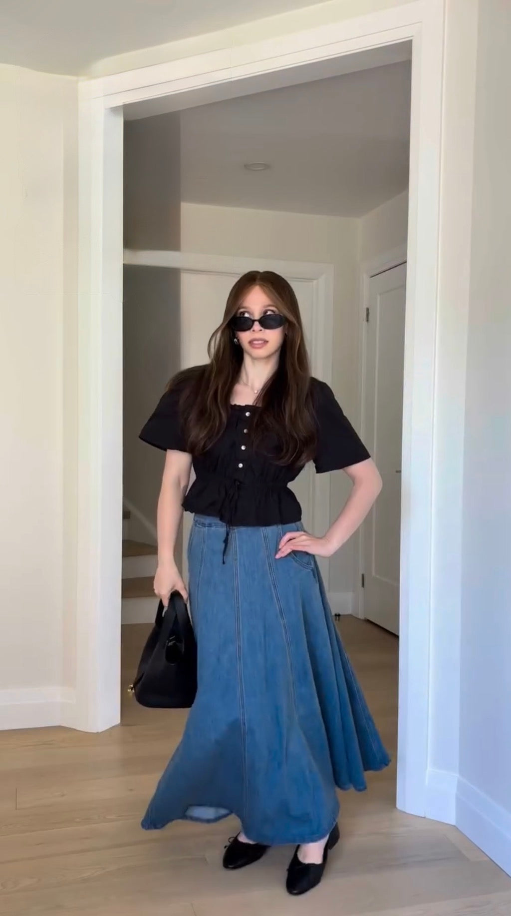 Pinterest inspire denim skirt