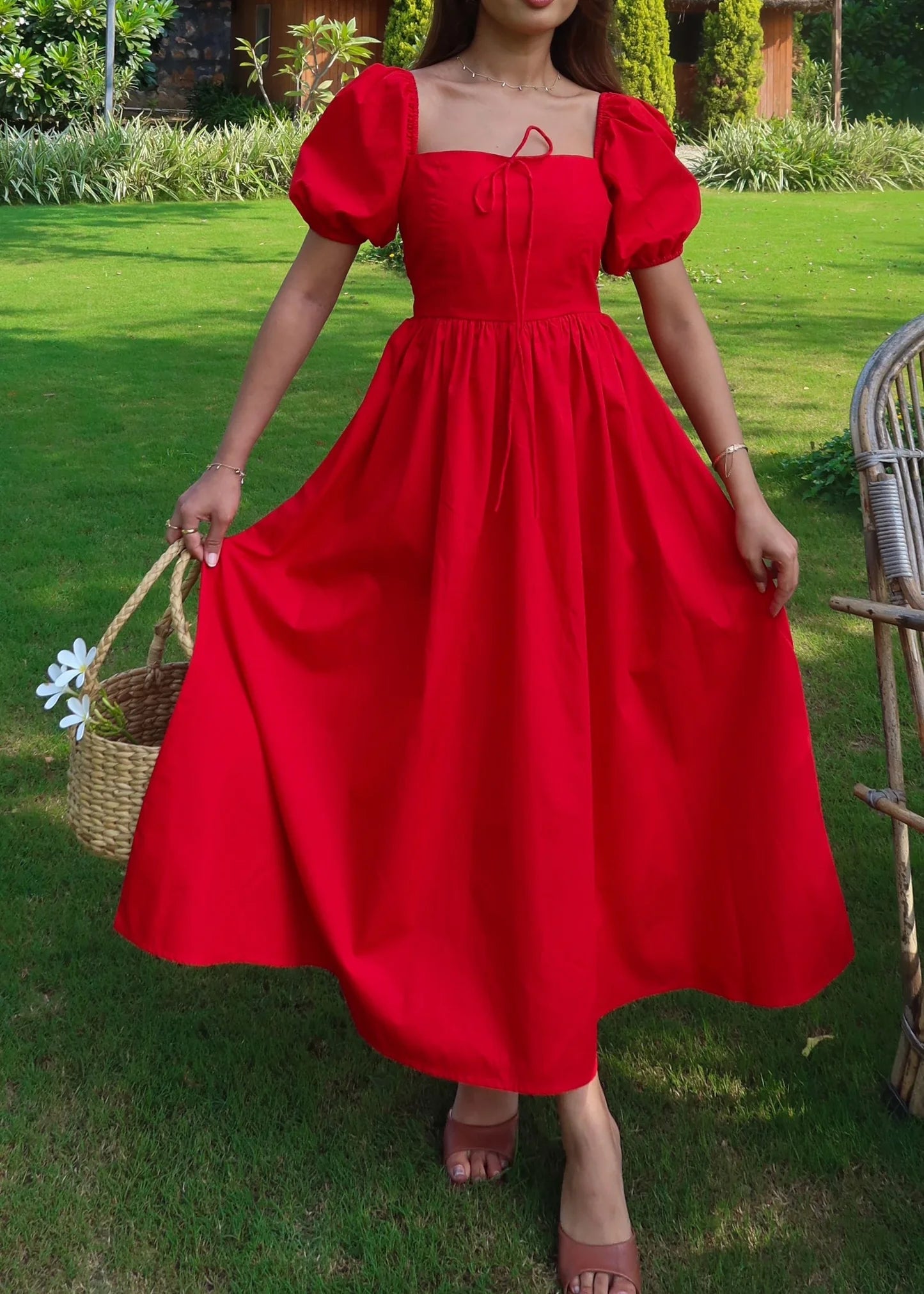 Nova Tie Up Dress