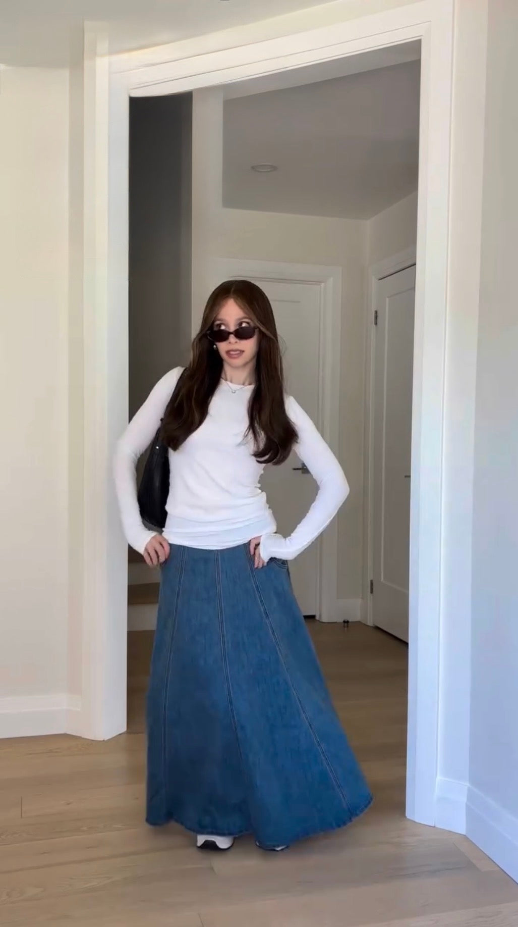 Pinterest inspire denim skirt