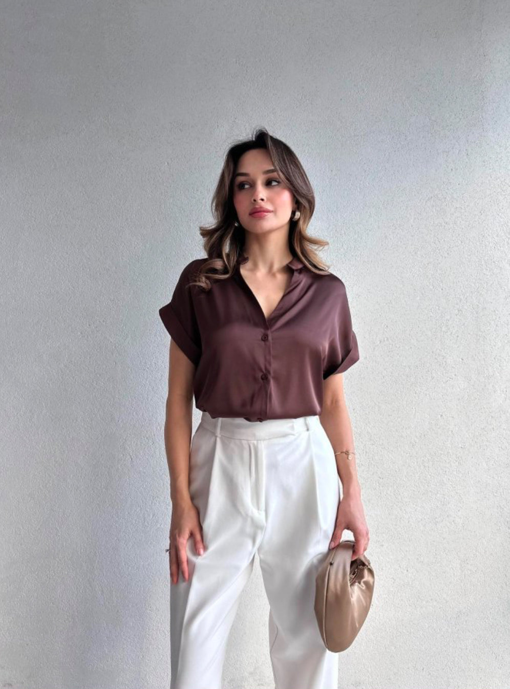 Satin Cella Shirt