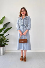 Tekky Denim Midi