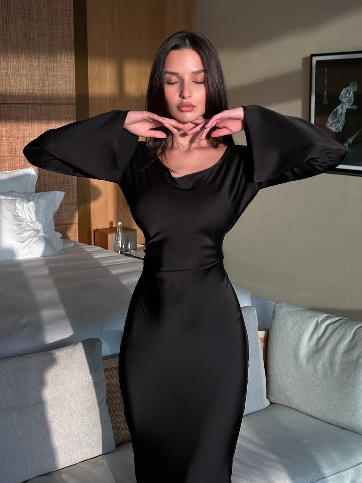 Gamine Long Sleeve Dress