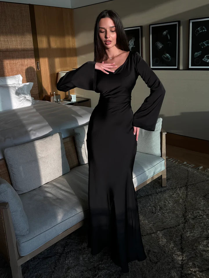Gamine Long Sleeve Dress