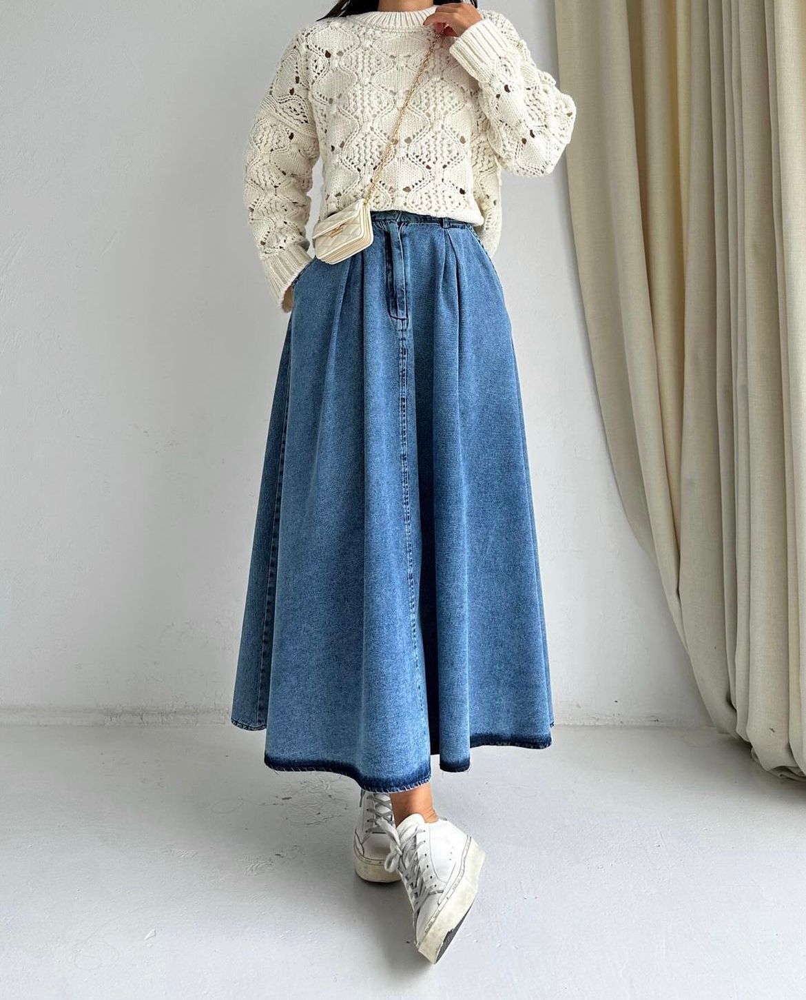 Korean Denim Skirt