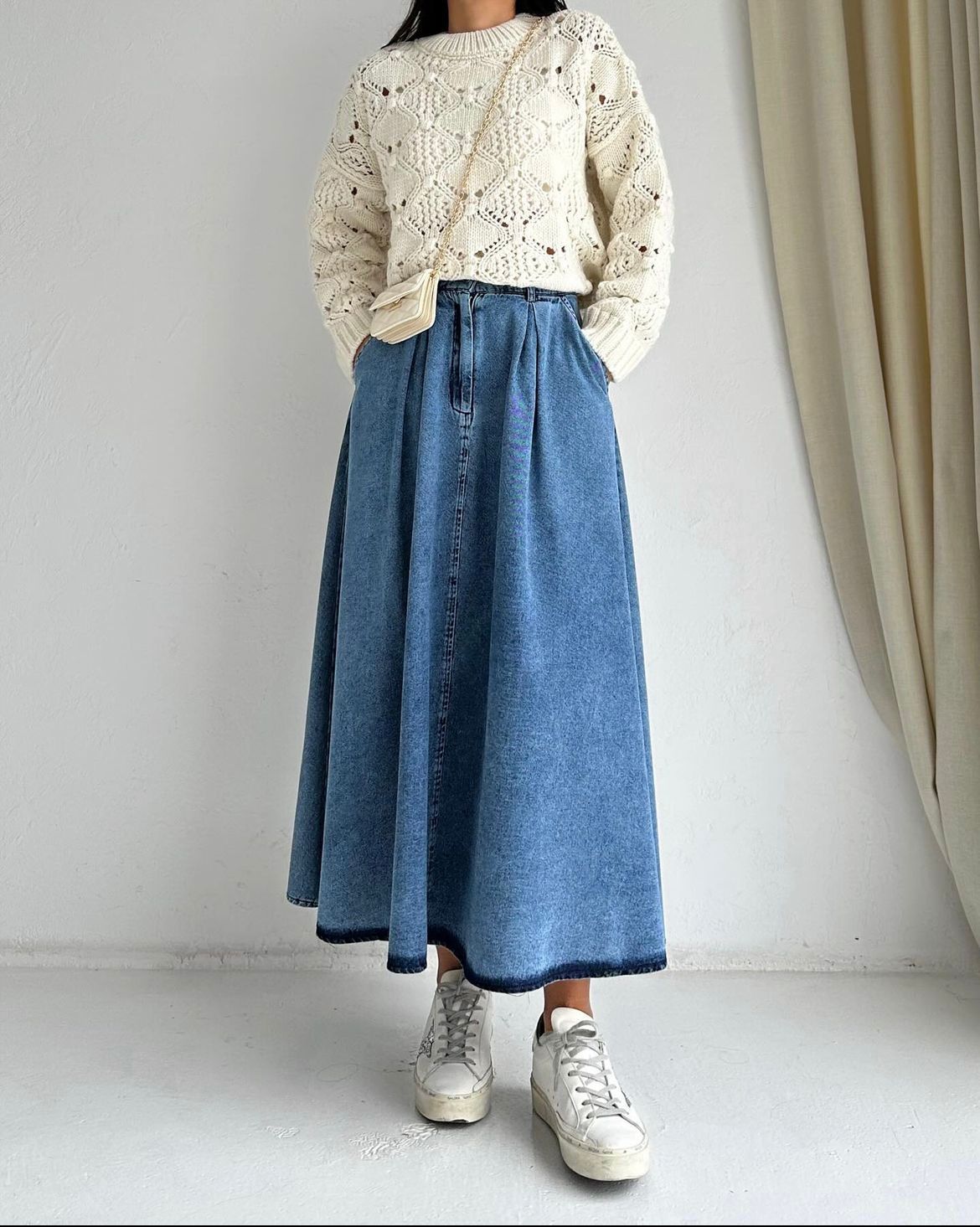 Korean Denim Skirt