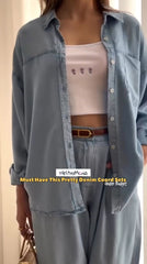 Denim Co Ord Set
