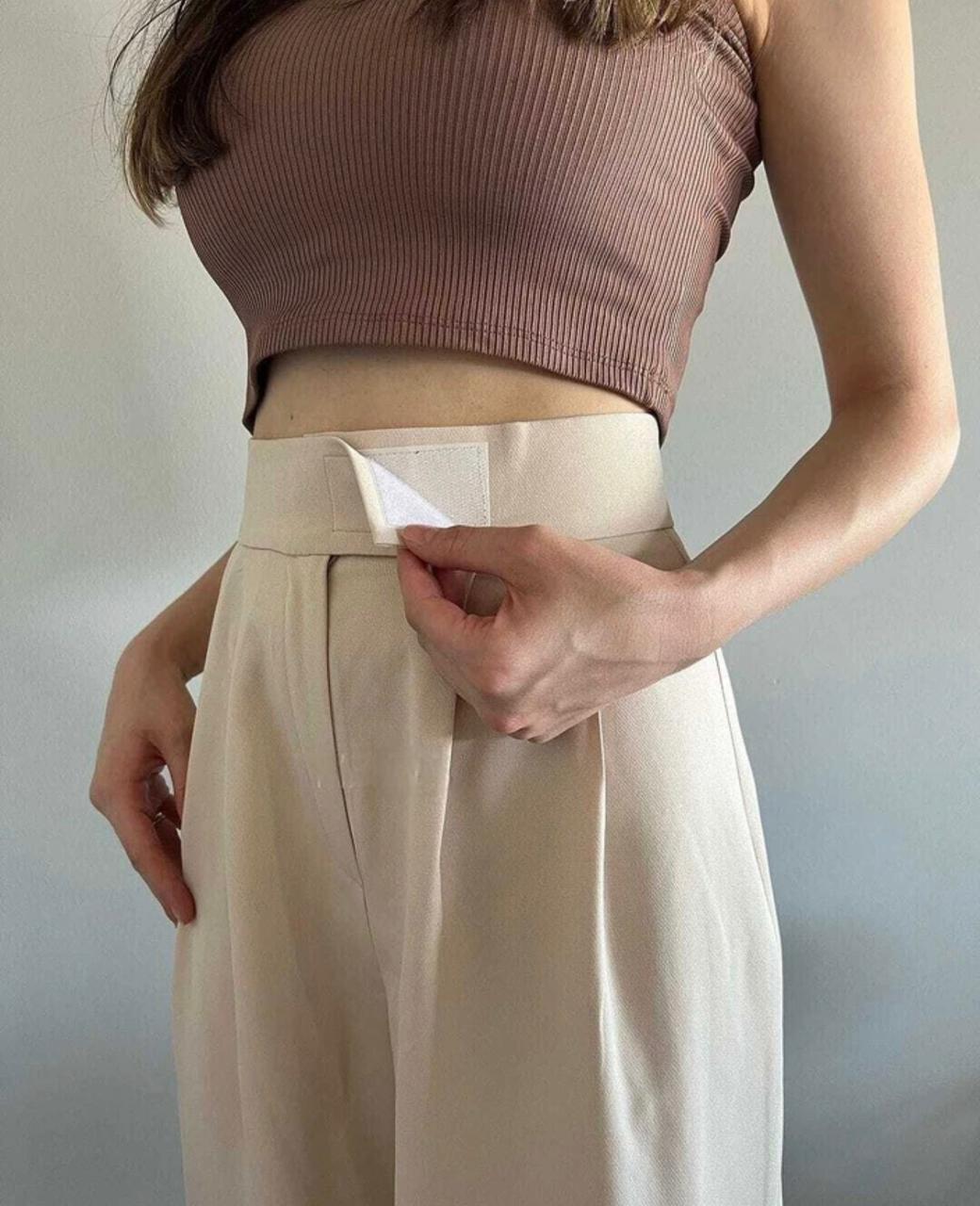Velcro Waist Belt Trousers