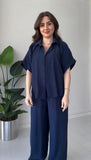 Solid Button Down Co Ord Set