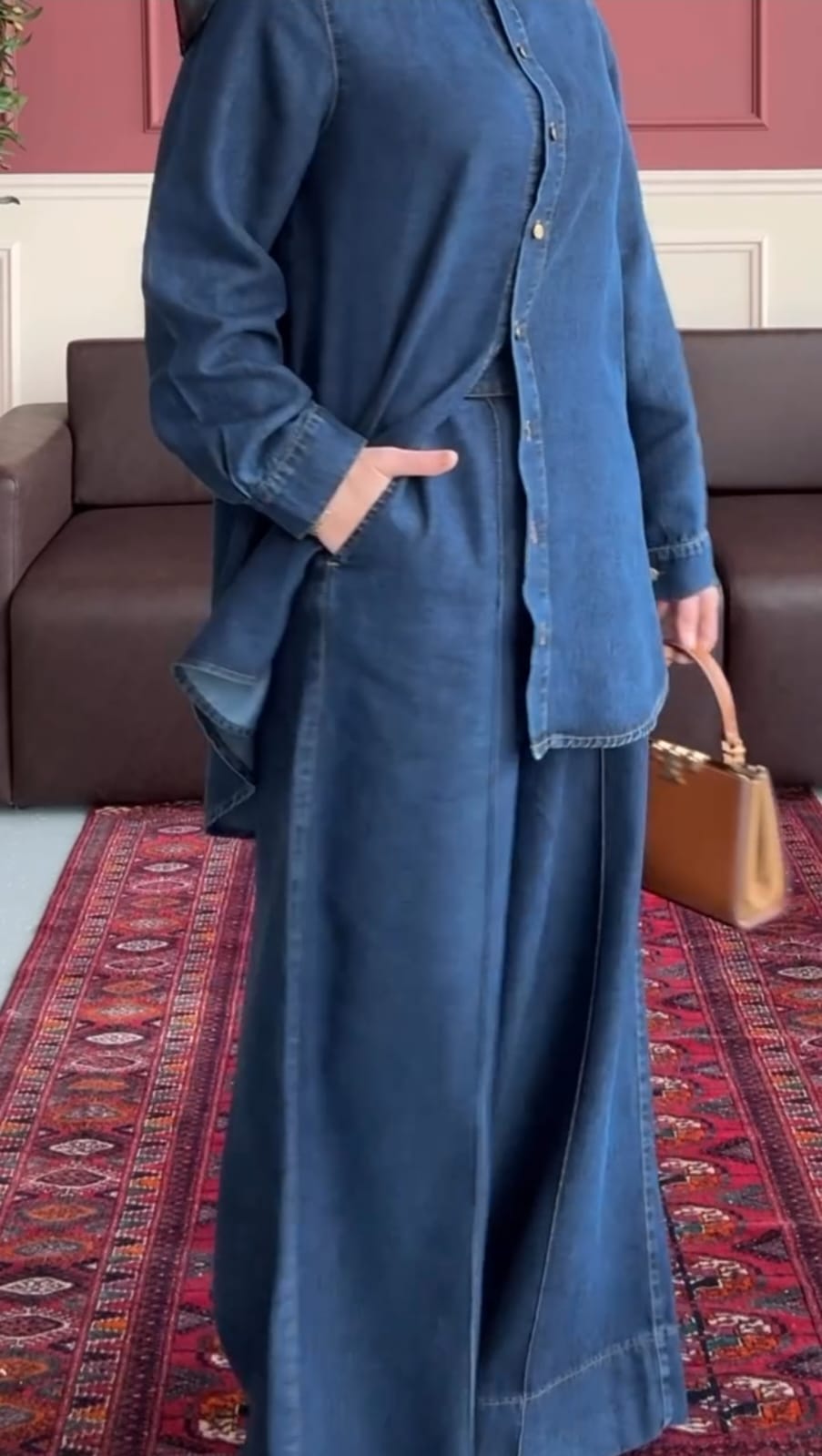 Modest Denim Co-Ord Set