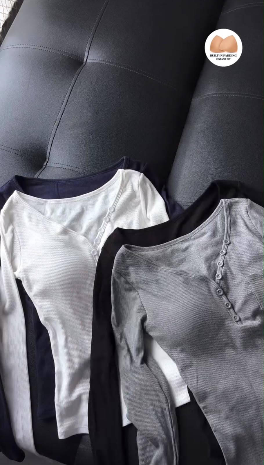 Classic V-neck tops