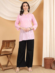 Sitara Chikankari Short Kurti