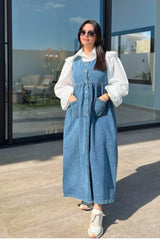 Front Button Pinafore