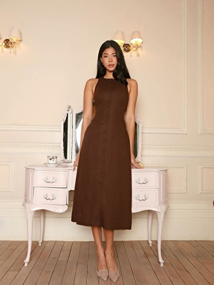 Farmwife Dress Choco