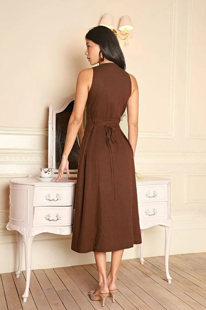 Farmwife Dress Choco