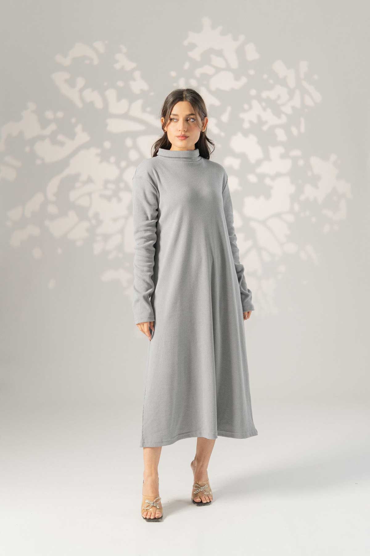 East West Women's High Neck Long Maxi Dress