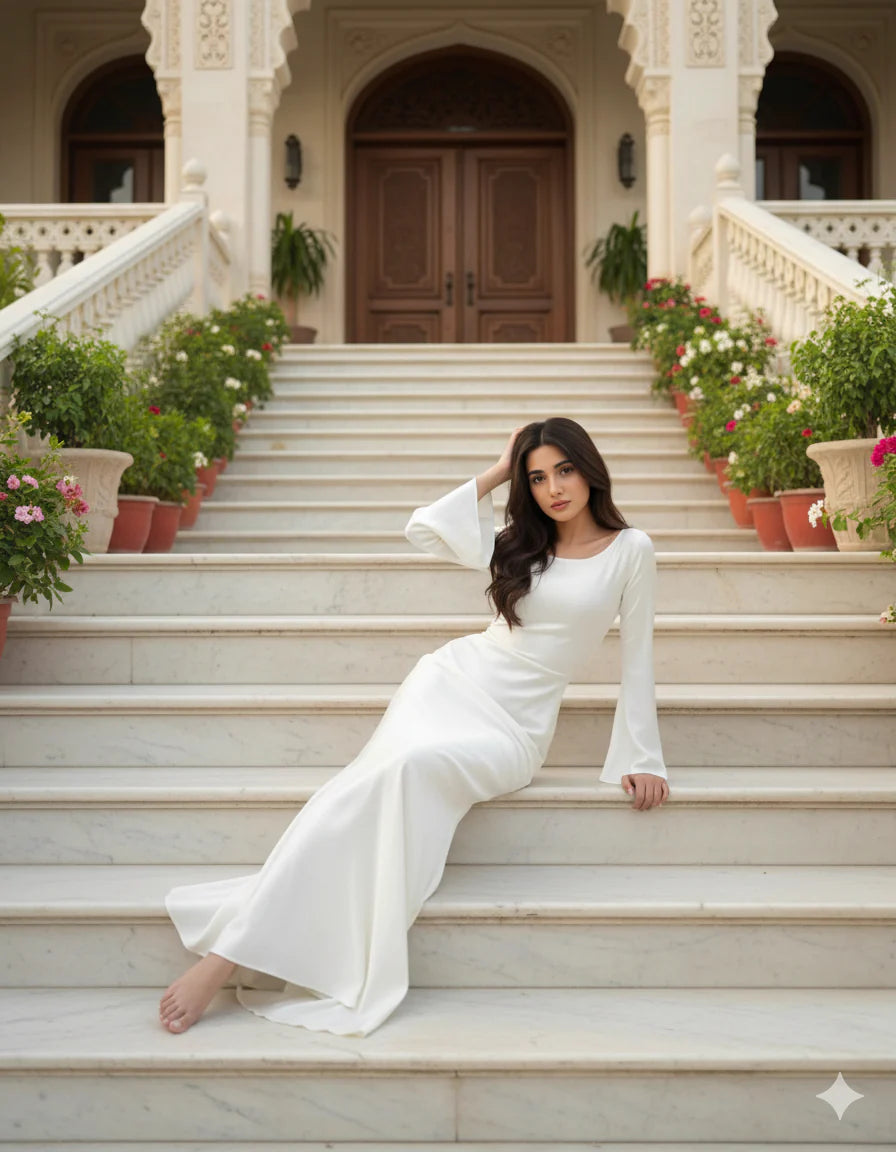 Mahjabeen Silk Dress