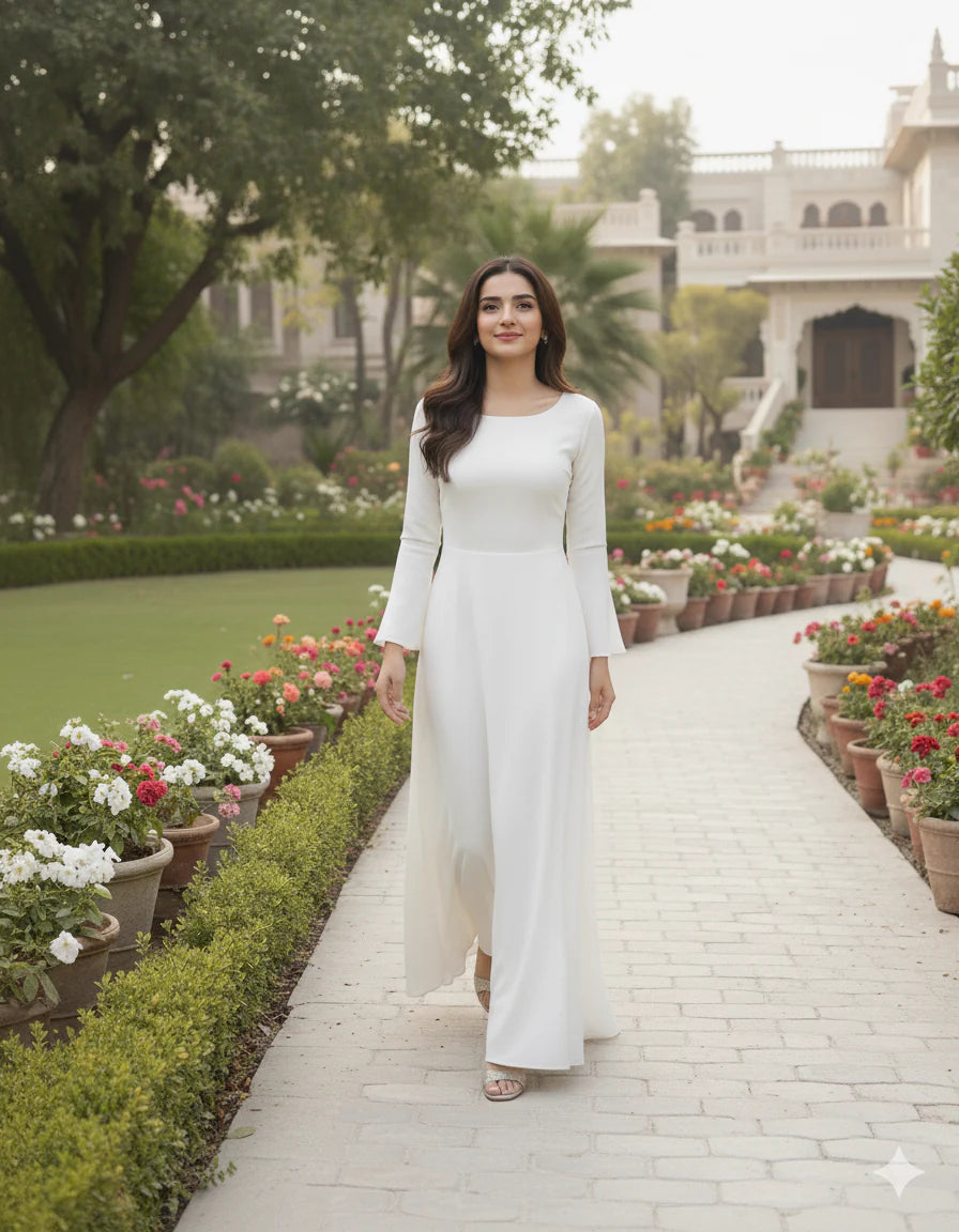 Mahjabeen Silk Dress