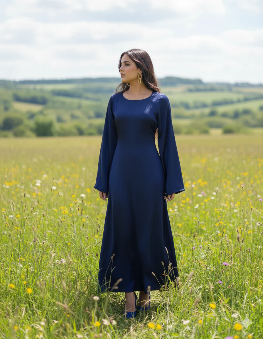 Mahjabeen Silk Dress