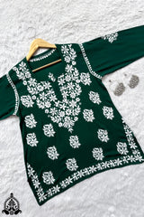 Tina Chikankari Modal Kurti