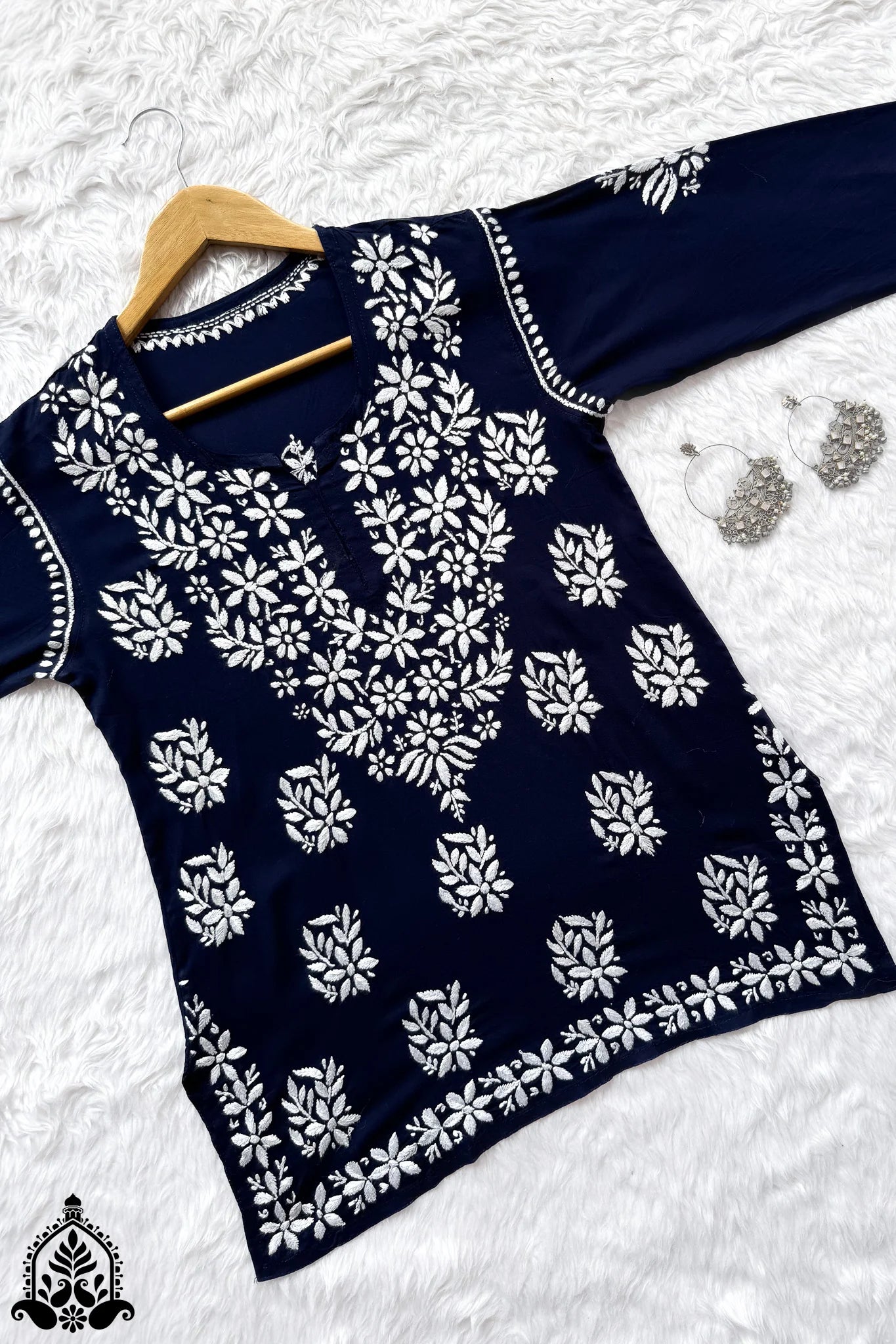 Tina Chikankari Modal Kurti
