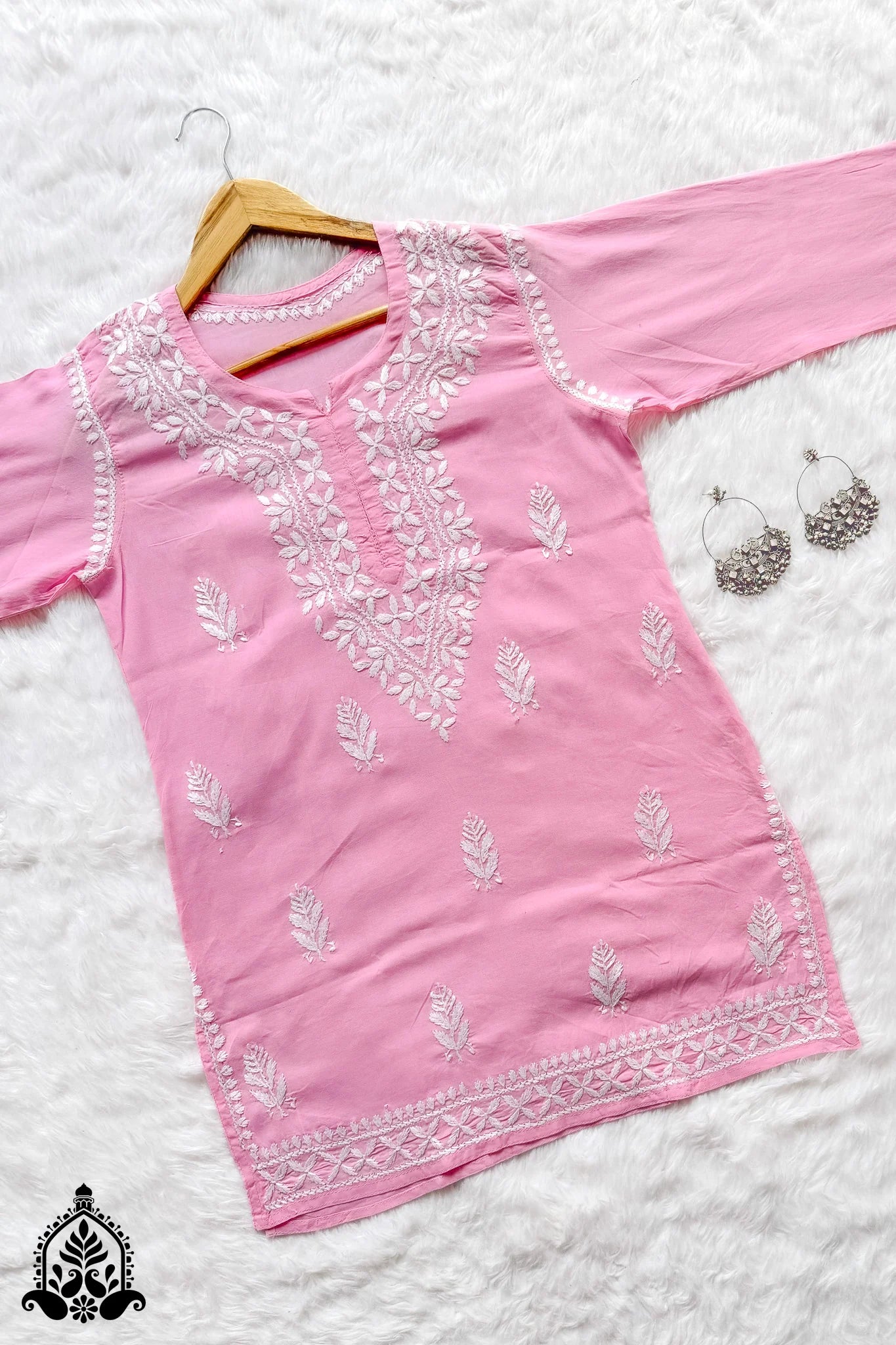 Mahi Chikankari Short Kurti