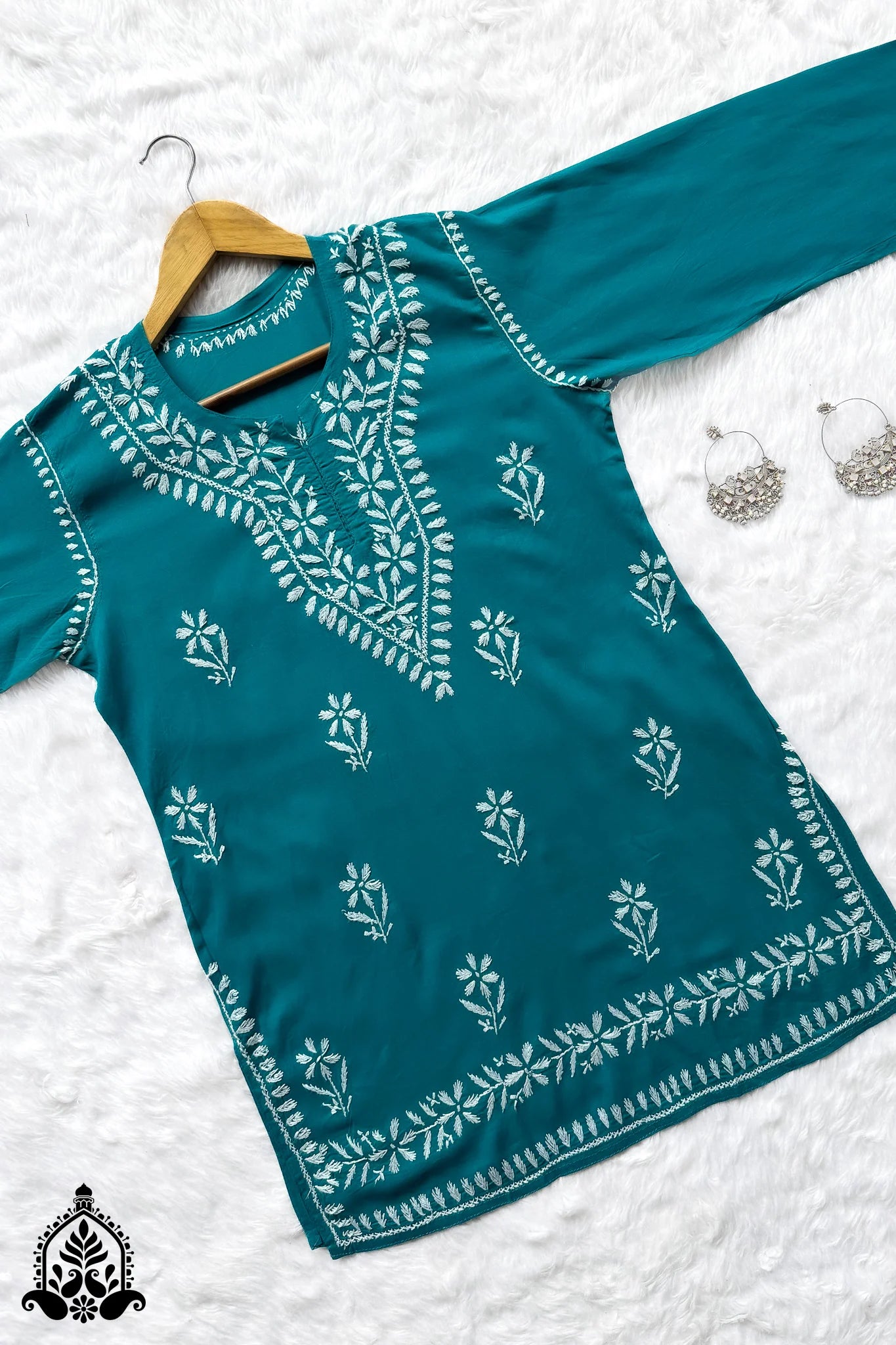 Mahi Chikankari Short Kurti